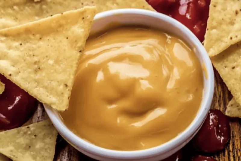 Salsa De Queso Cremosa Para Nachos
