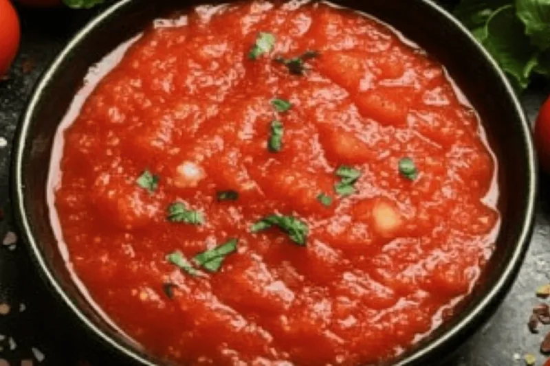Salsa De Tomate Italiana Casera Clásica