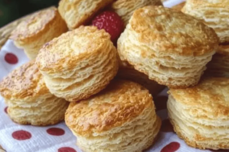 Scones Dulces De Limón Y Frutos Rojos
