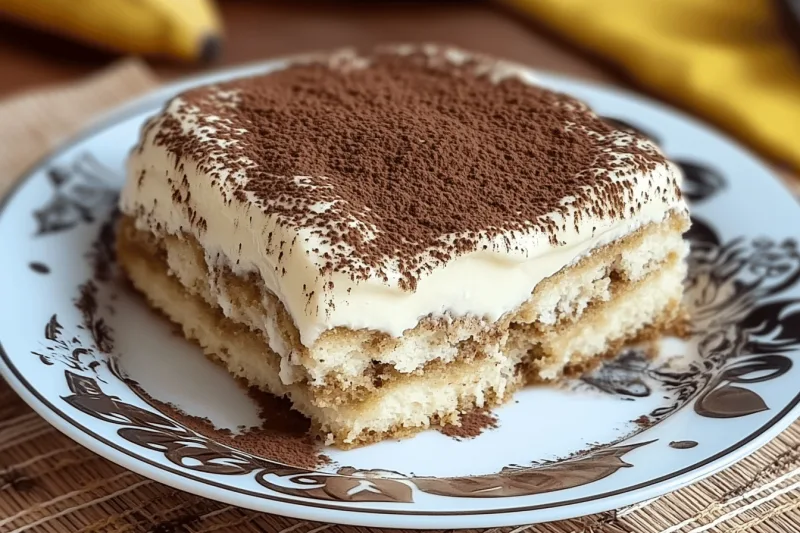 Tiramisú Casero