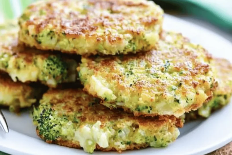 Tortitas De Brócoli Con Queso