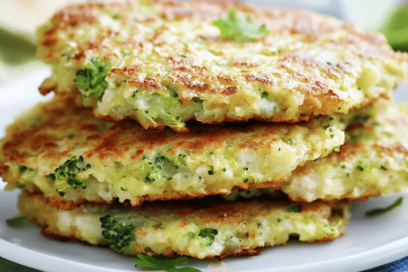 Tortitas De Brócoli Con Queso