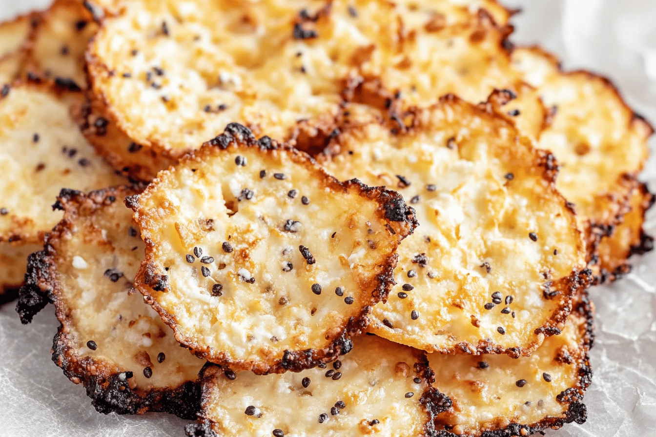 1 Ingredient Keto Cottage Cheese Chips