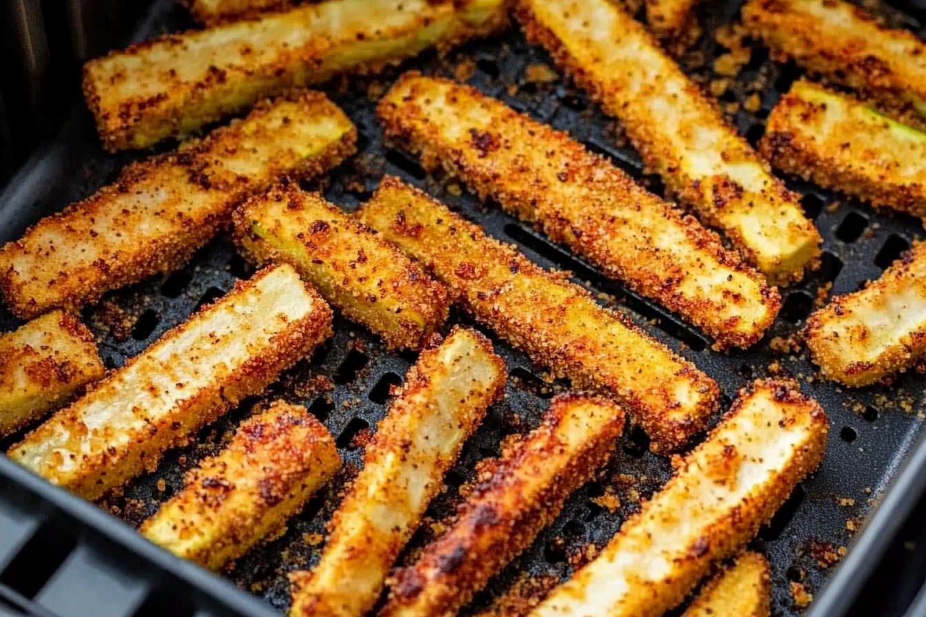 Air Fryer Zucchini Fries (Extra Crispy!)