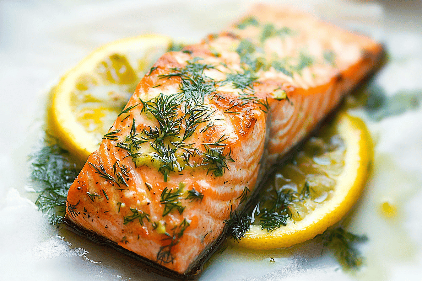 Baked Salmon With Dill