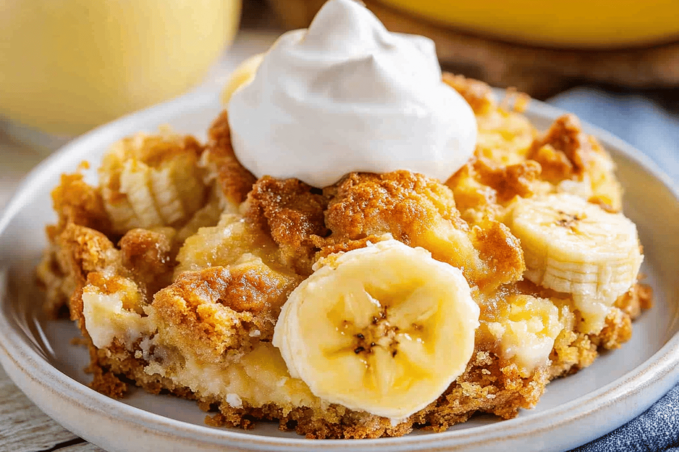 Banana Bread Cobbler