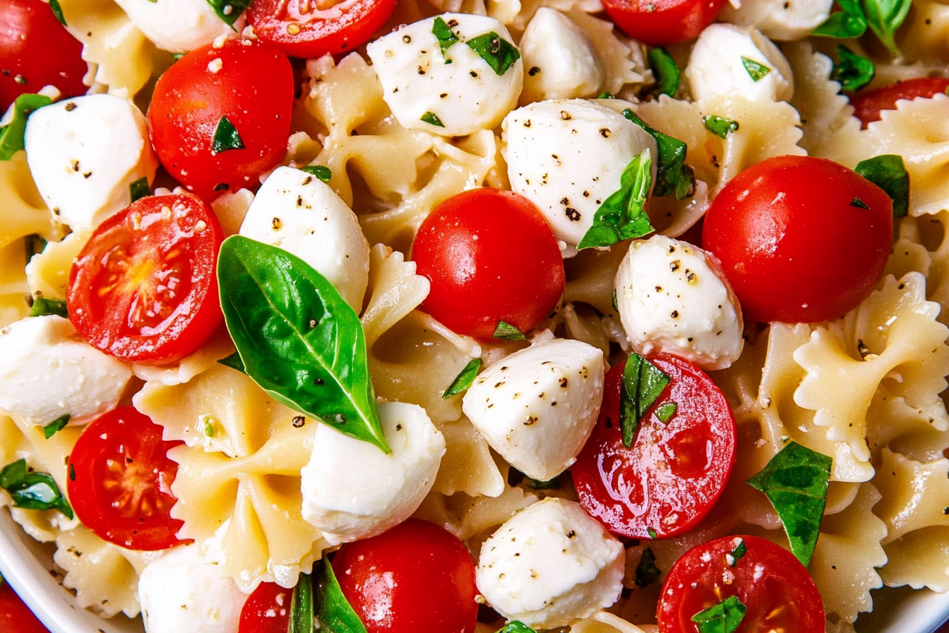 Best Caprese Pasta Salad (Fresh And Easy)
