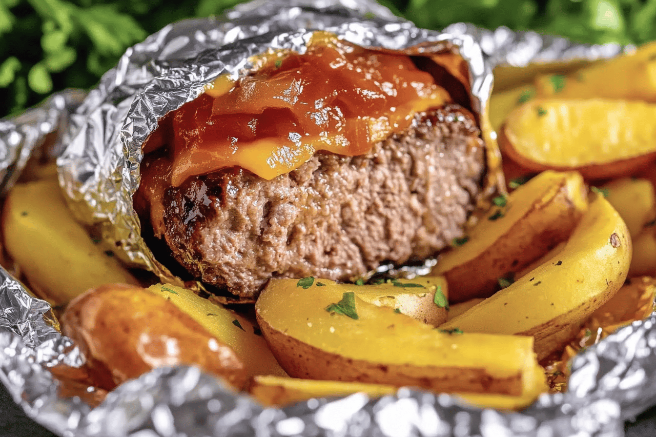 Burger Dinner Foil Packets