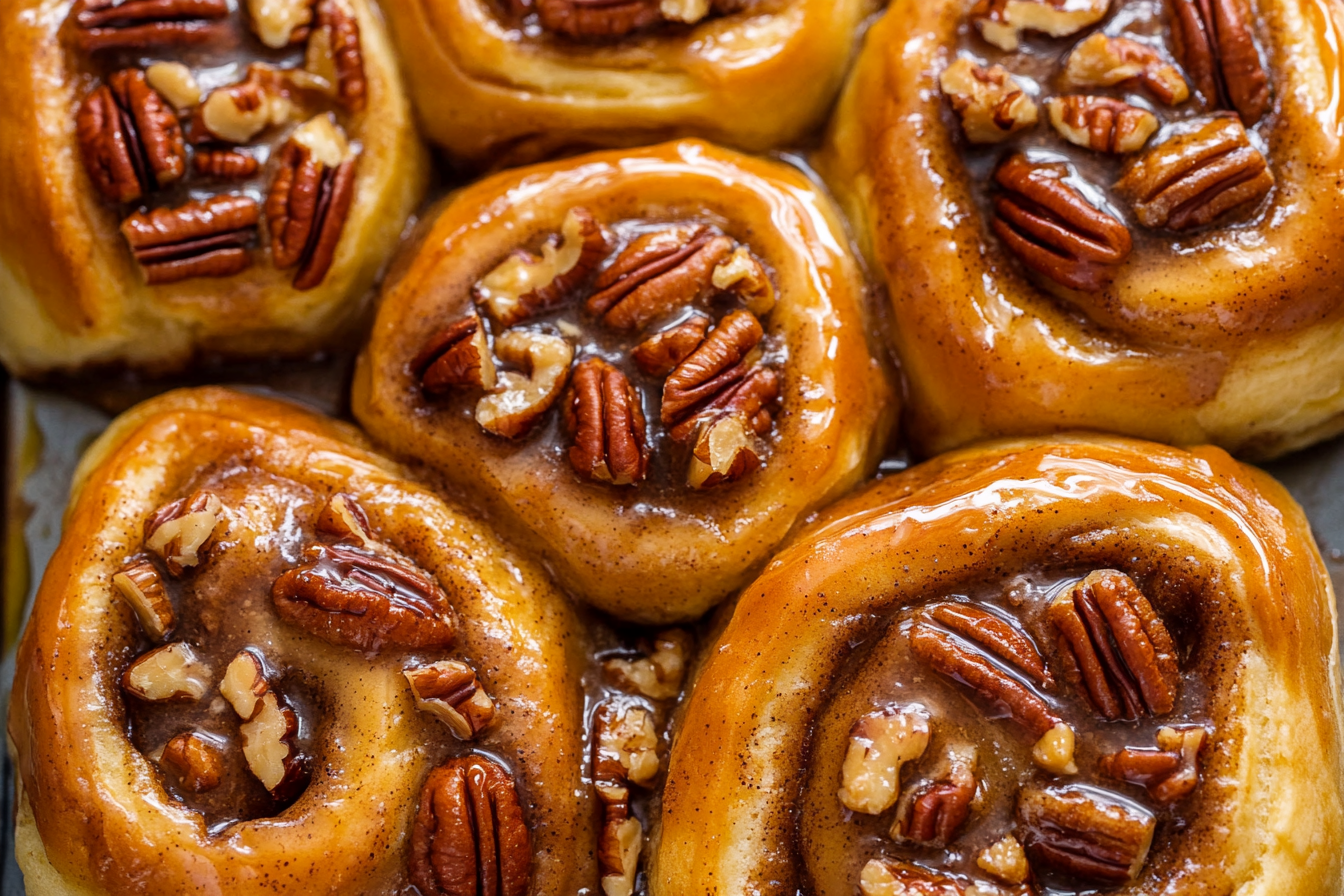 Butter Pecan Cinnamon Buns