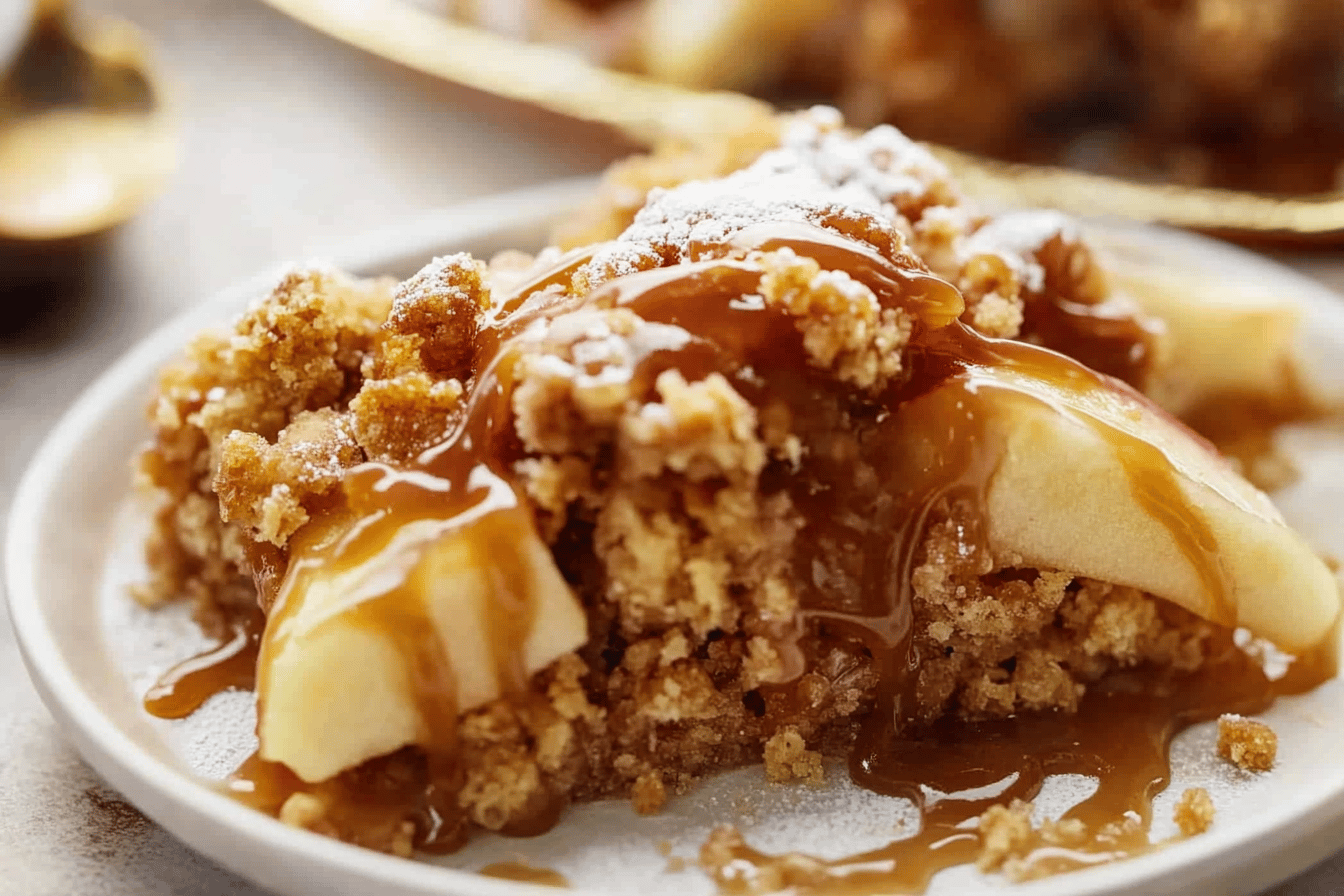 Caramel Apple Crisp
