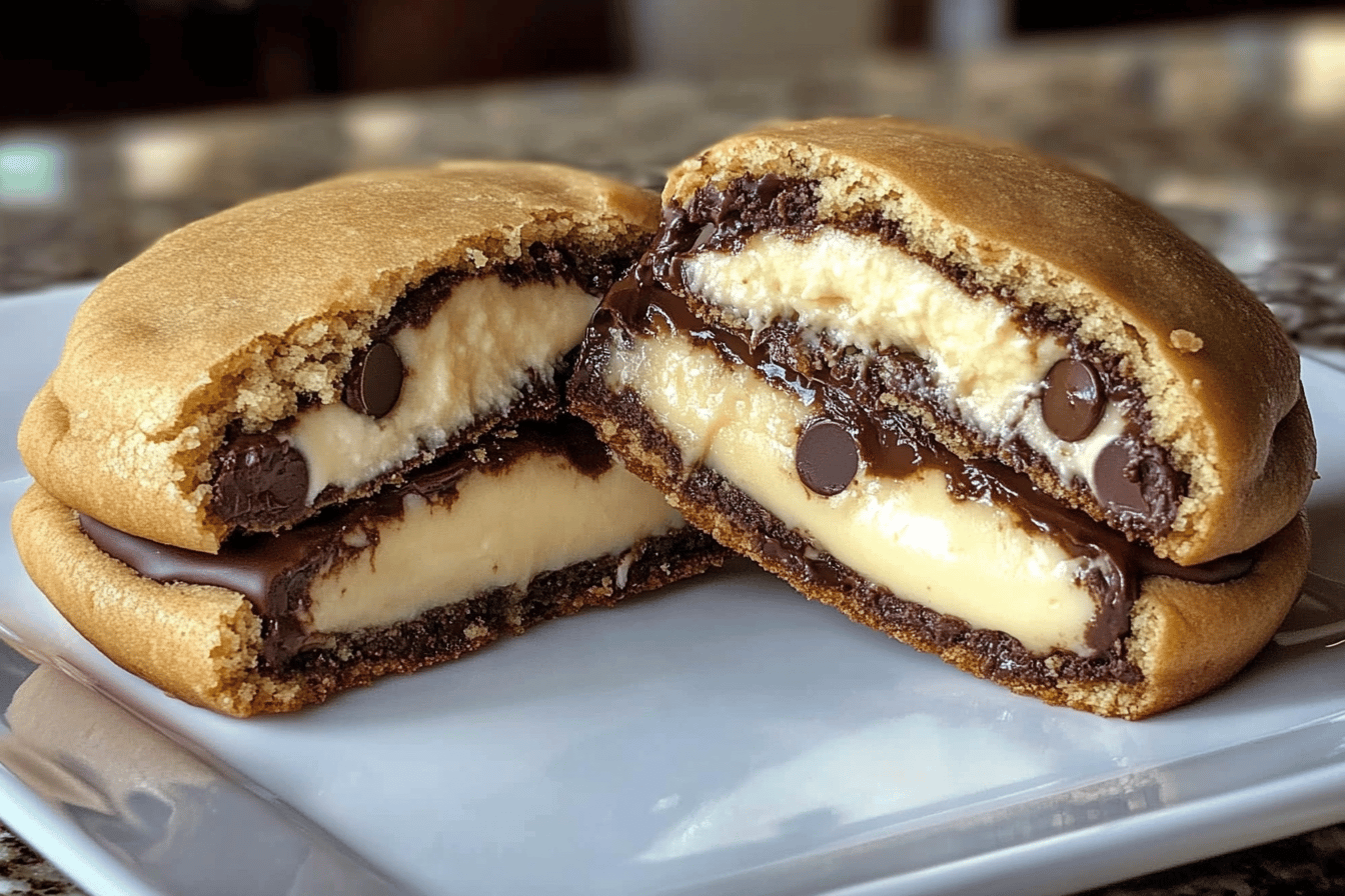 Cheesecake Stuffed Chocolate Chip Cookies