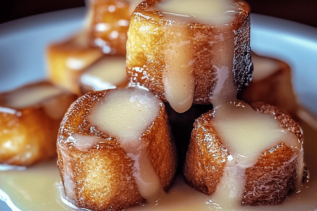 Cinnamon Roll French Toast Bites
