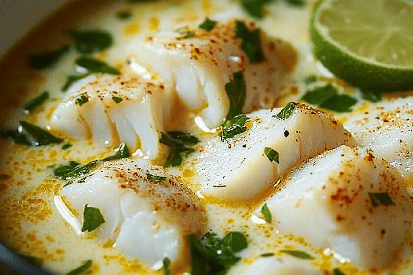 Coconut Lime Fish Soup