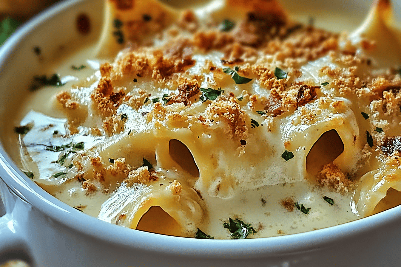 Creamy Alfredo Lasagna Soup
