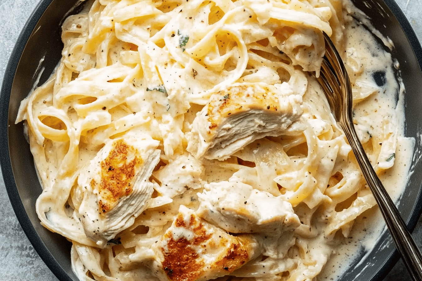 Creamy Chicken Alfredo Pasta