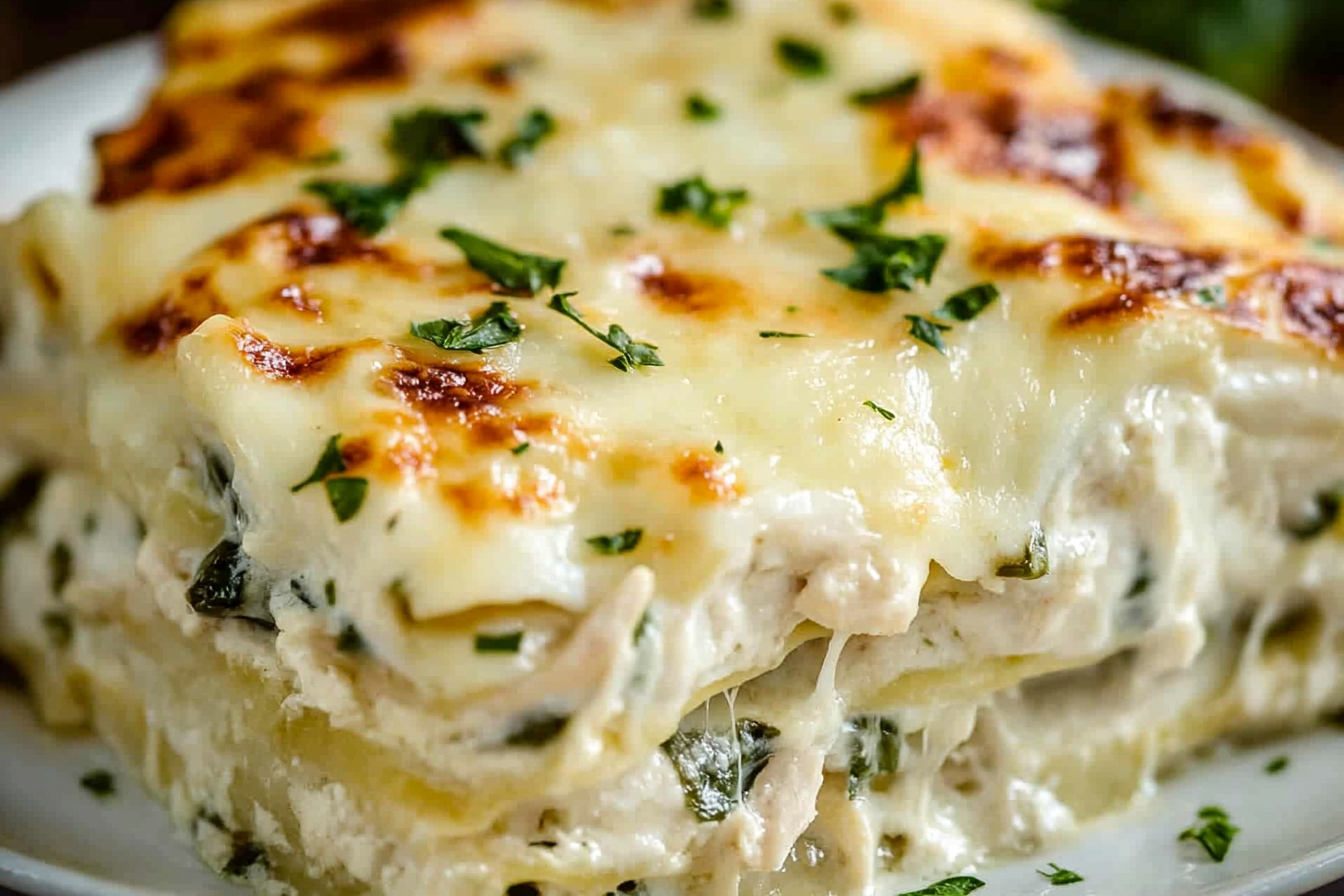 Creamy Chicken Lasagna