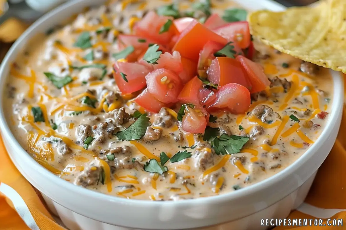 Creamy Taco Dip, Quick & Easy Recipe