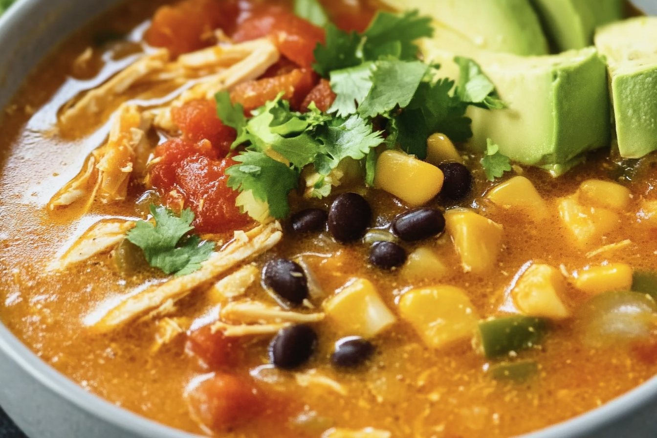 Easy Chicken Taco Soup