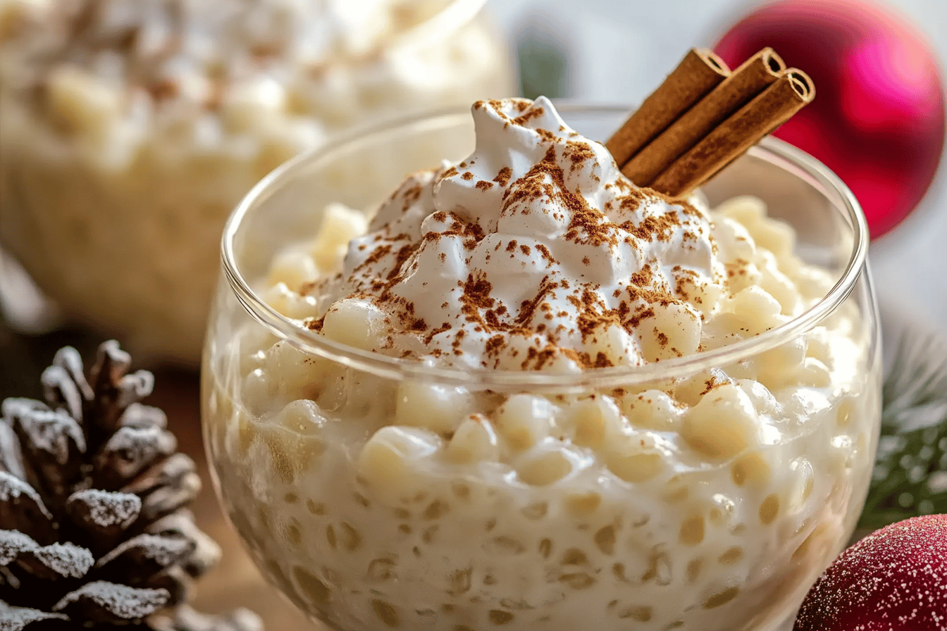 Eggnog Tapioca Pudding