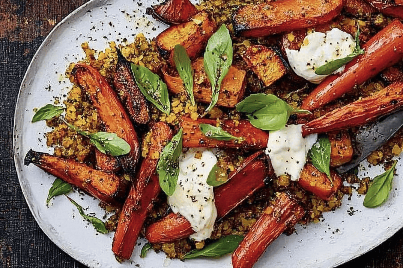 Harissa Roasted Vegetables