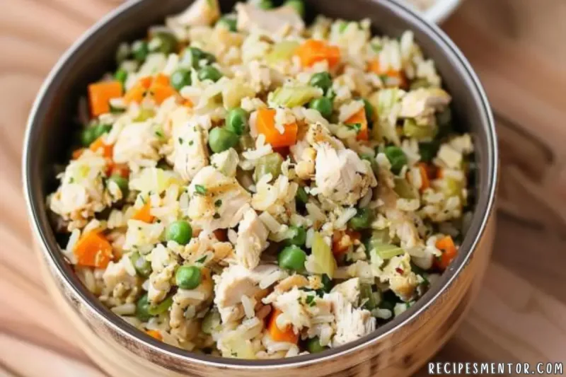 Homemade Chicken and Rice Dog Food Recipe