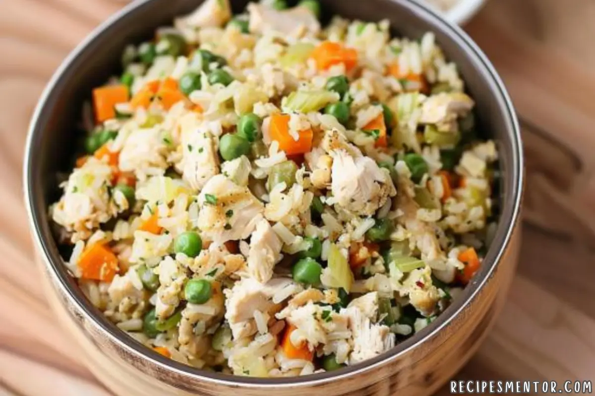 Homemade Chicken and Rice Dog Food Recipe