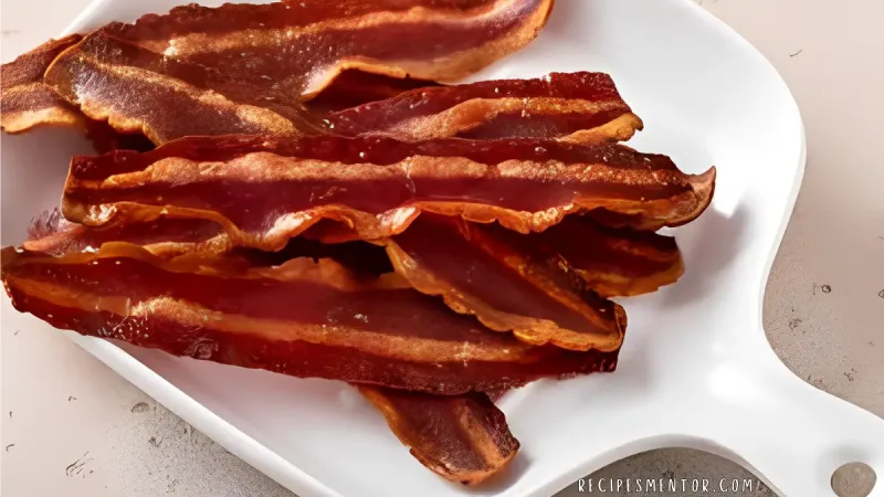 How do you know when turkey bacon is cooked?