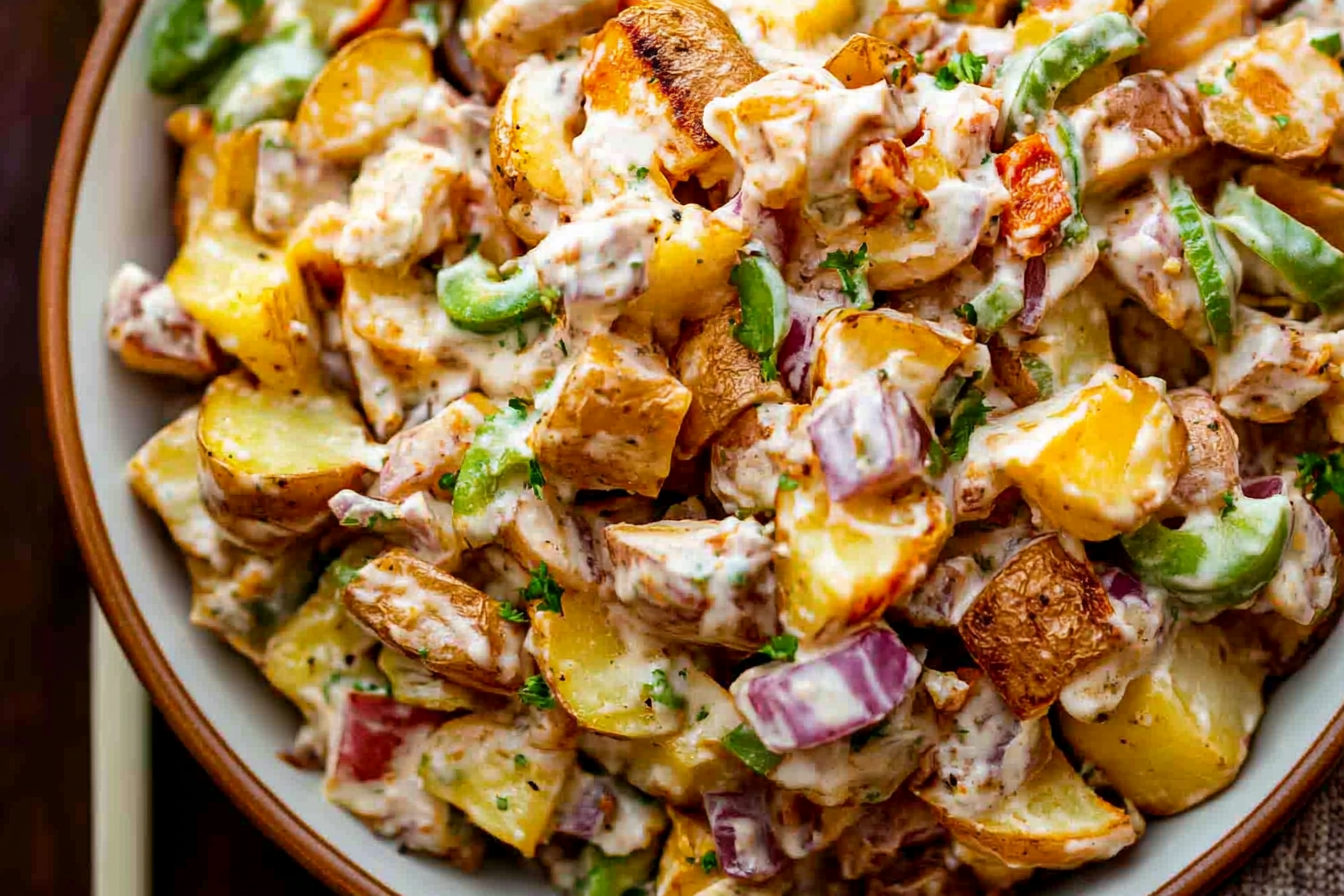 Jalapeño Popper Roasted Potato Salad