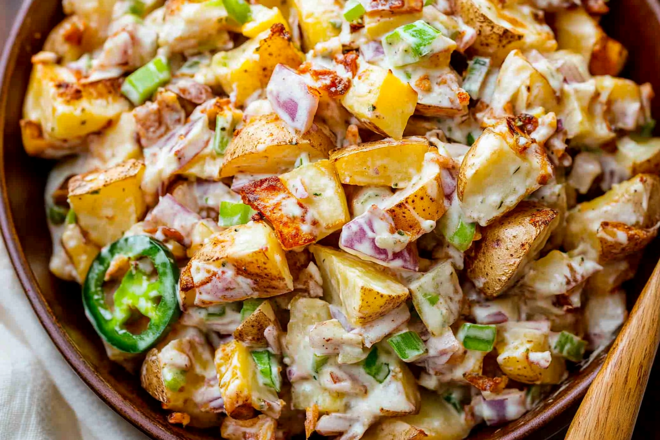 Jalapeño Popper Roasted Potato Salad