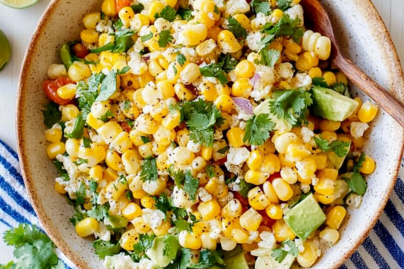 Mexican Salad With Street Corn