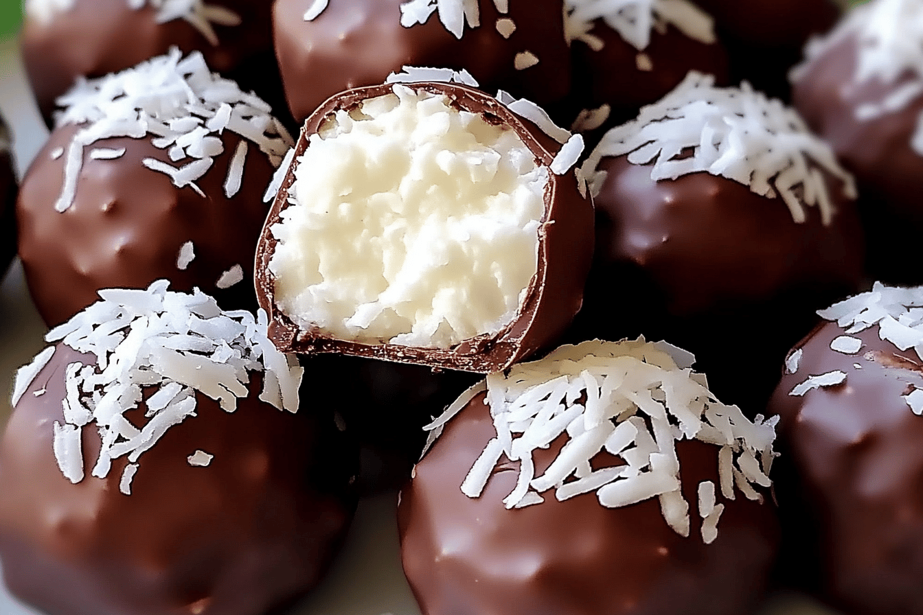 No Bake Coconut Cream Balls