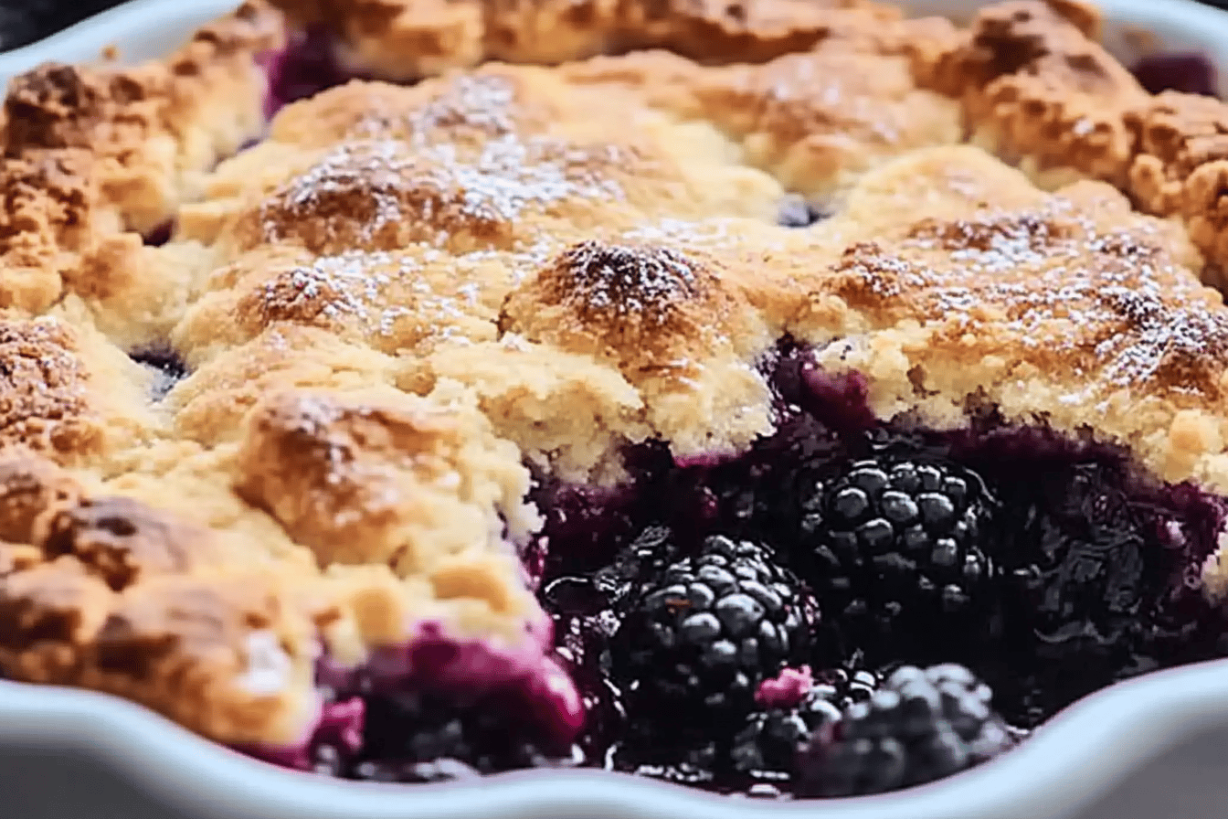 Old Fashioned Blackberry Cobbler