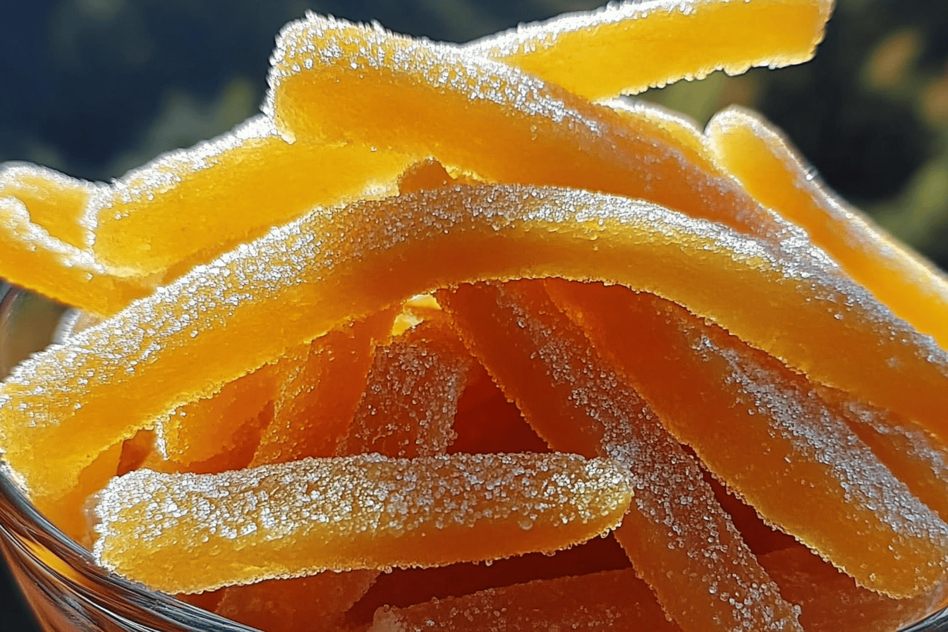 Old Fashioned Candied Orange Peel Recipe