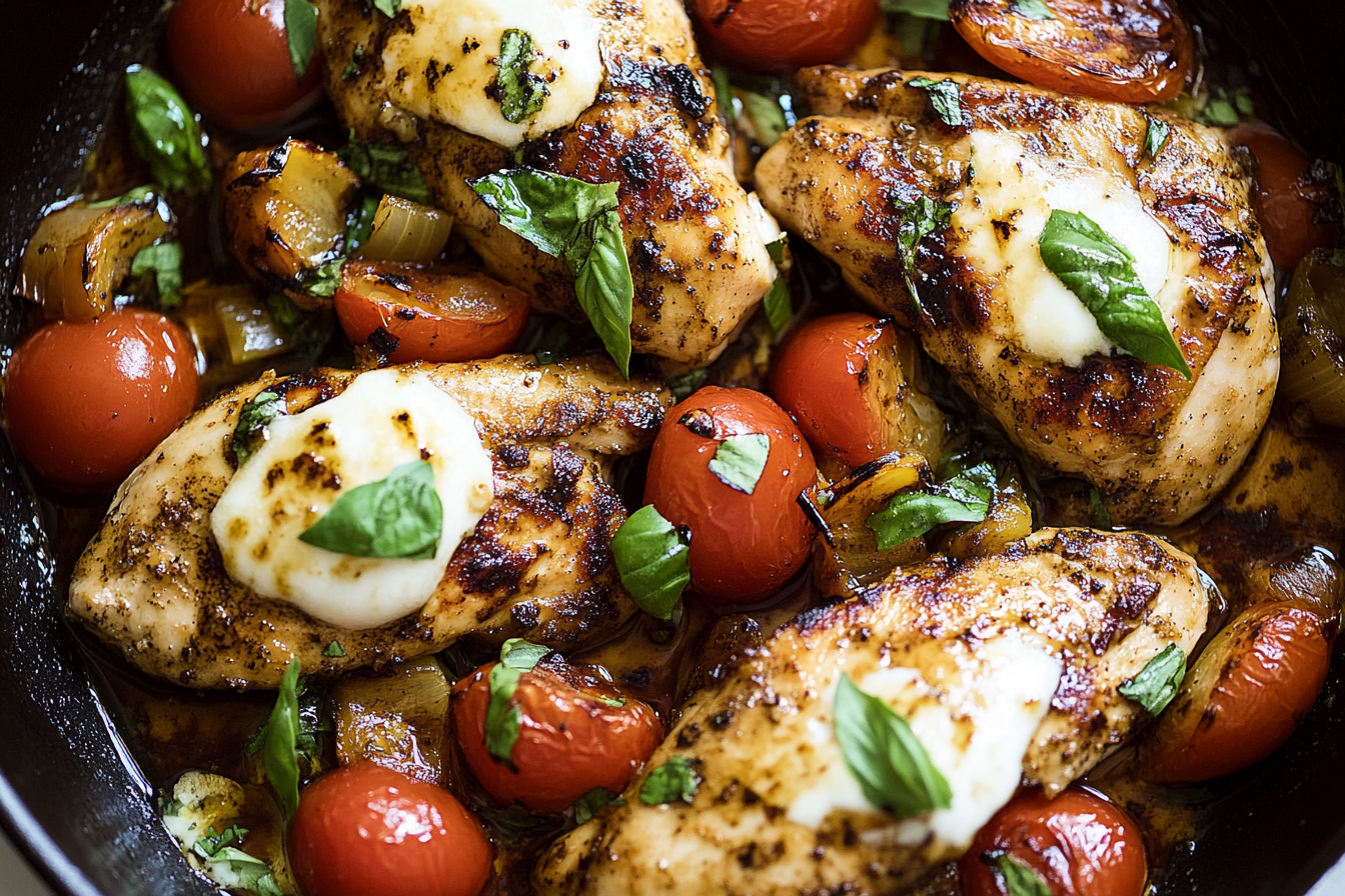 One Pan Balsamic Chicken