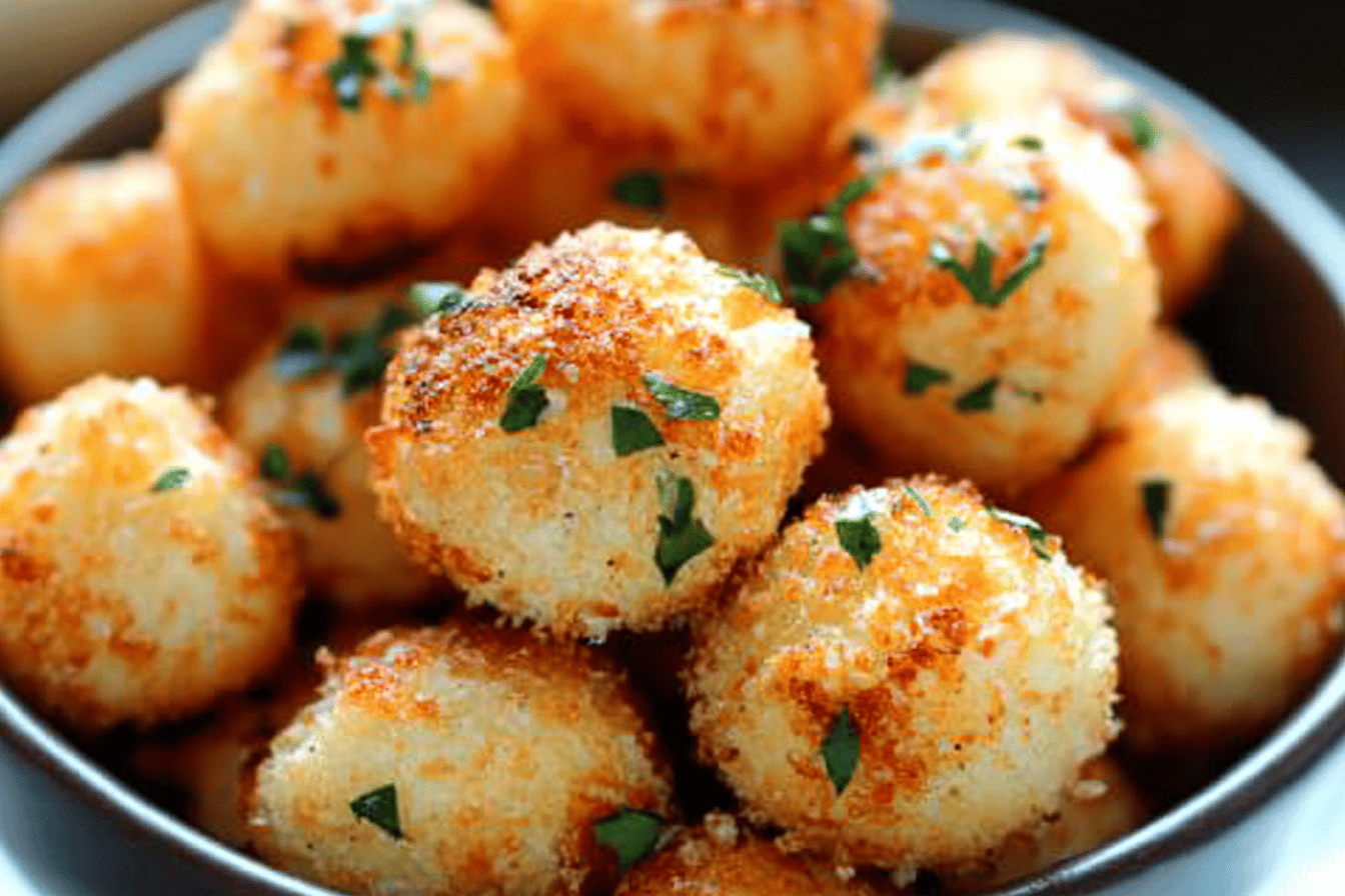 Parmesan Cauliflower Bites