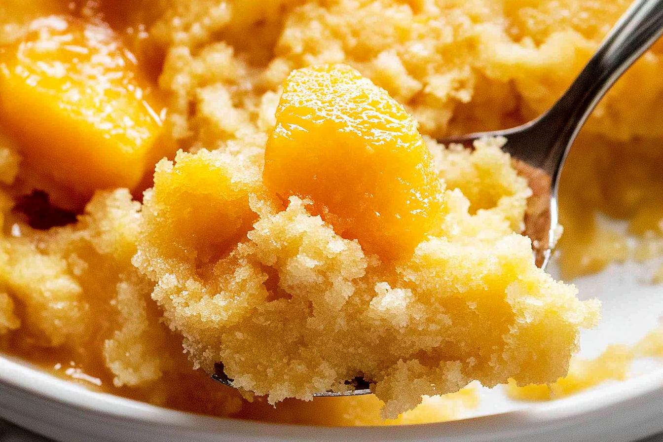 Peach Dump Cake