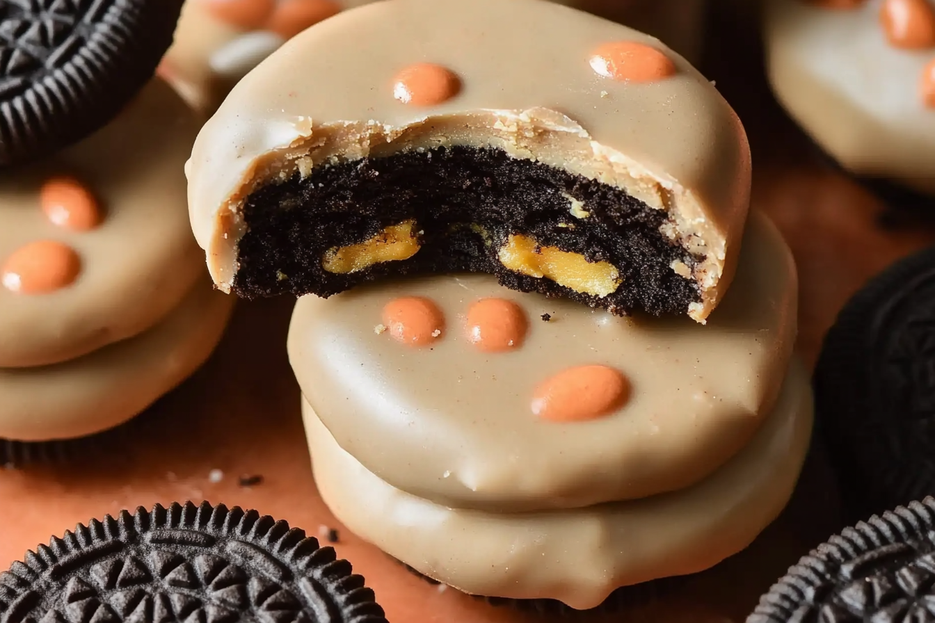 Peanut Butter Dipped Oreos