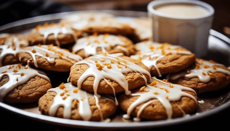 Pumpkin Spice Ginger Cookies