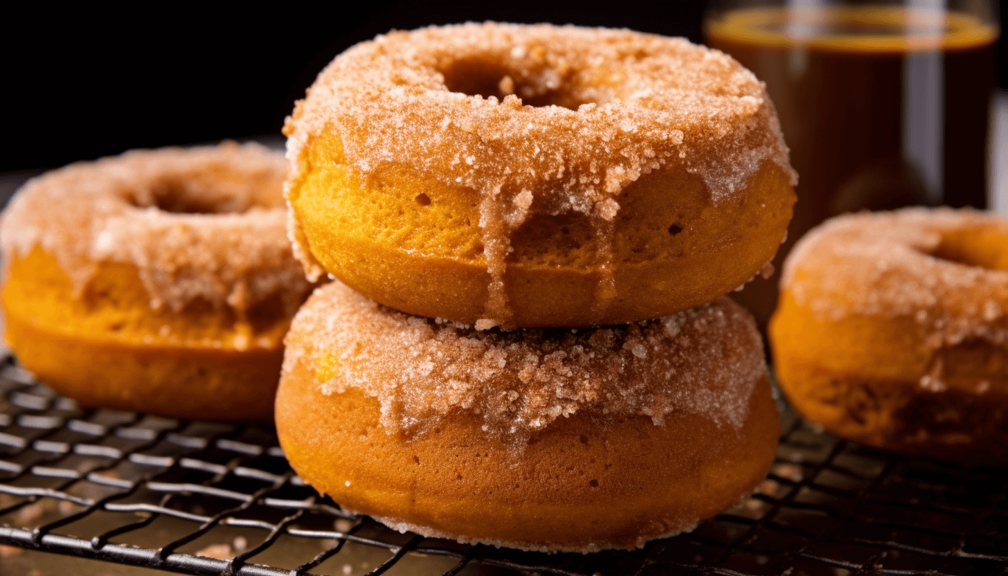 Quick and Easy 4-Ingredient Baked Pumpkin Donuts
