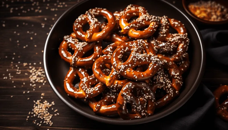 Salted Caramel Chocolate Pretzels