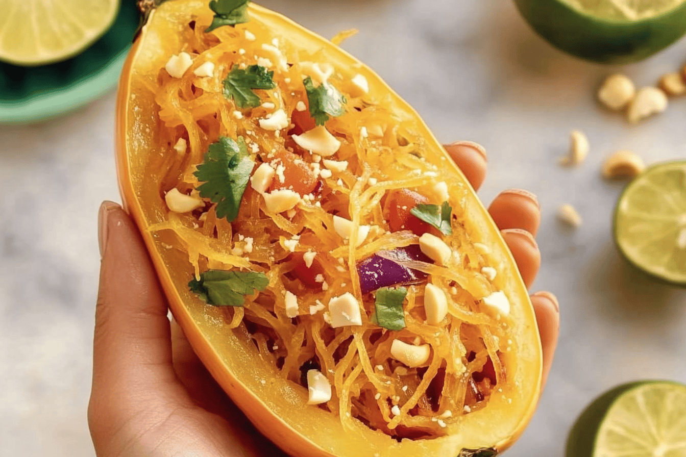Spaghetti Squash Pad Thai