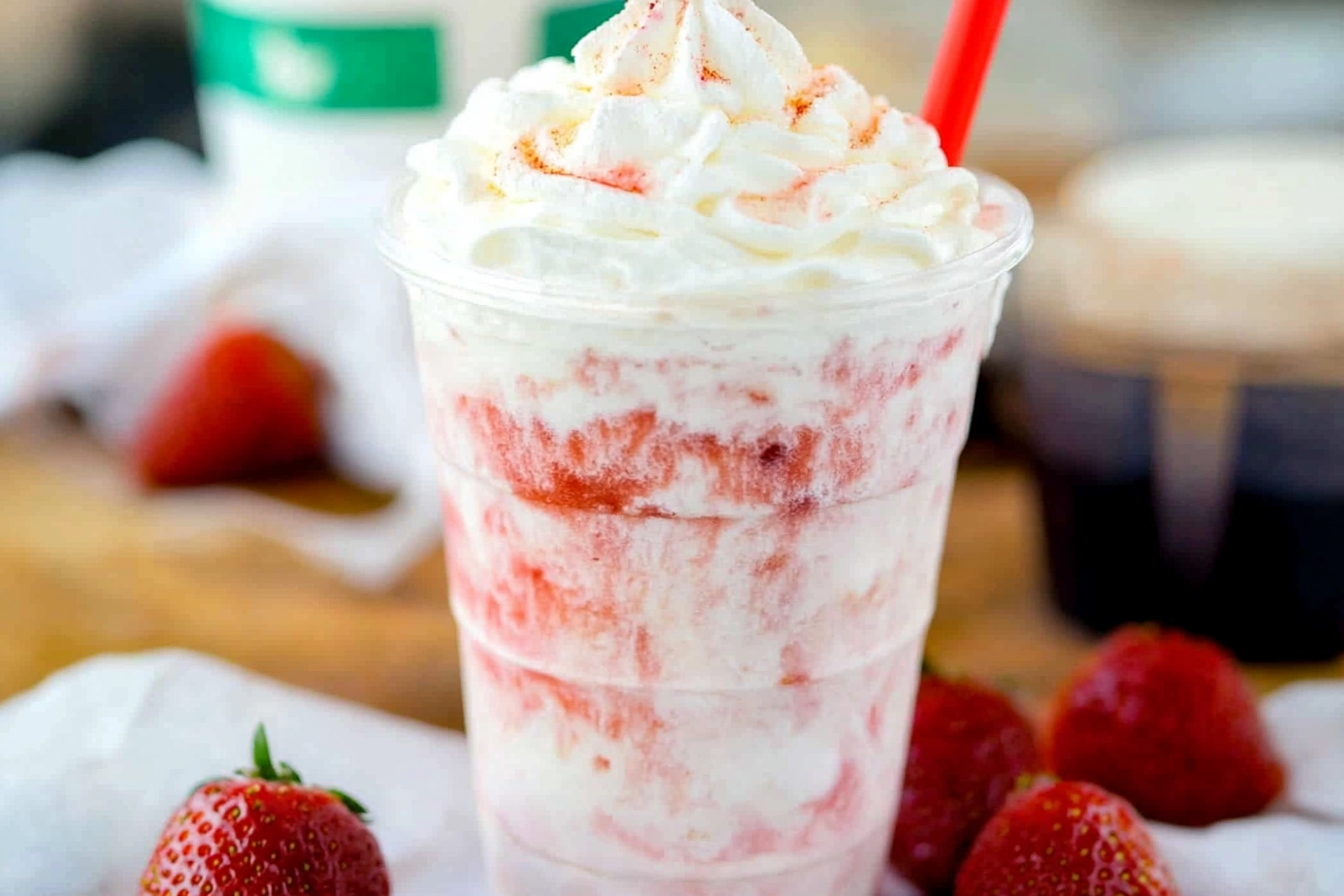 Strawberries And Cream Frappuccino