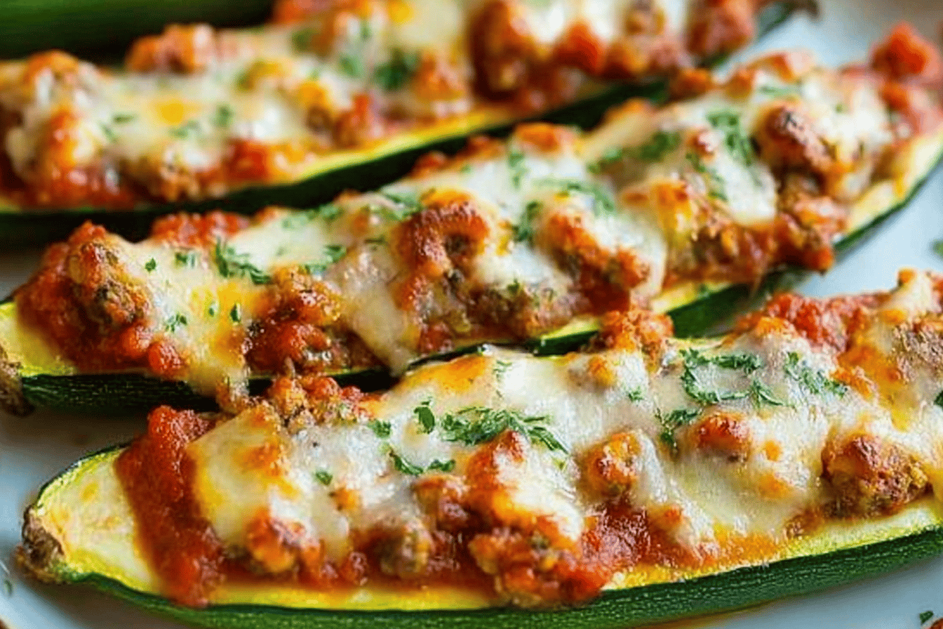 Stuffed Zucchini Boats