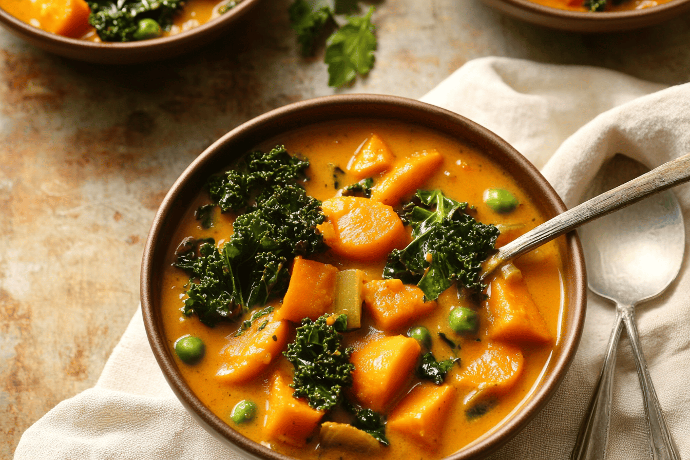 Sweet Potato & Kale Curry