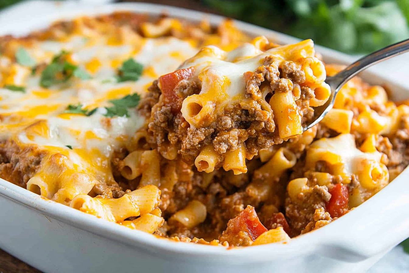Taco Noodle Bake