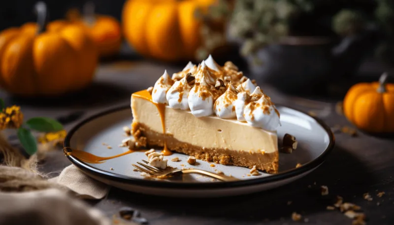 The Best No-Bake Pumpkin Cheesecake