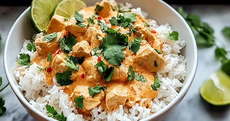 Coconut Chicken Rice Bowl: Creamy Comfort in Every Bite