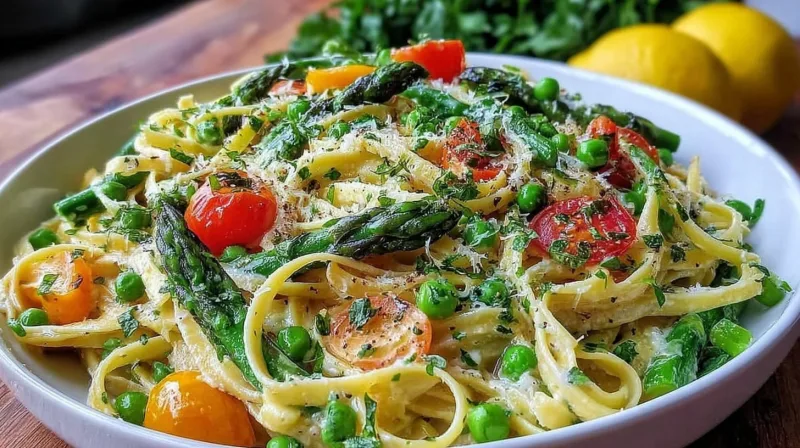 Creamy Spring Vegetable Pasta Primavera: A Must-Try Recipe!