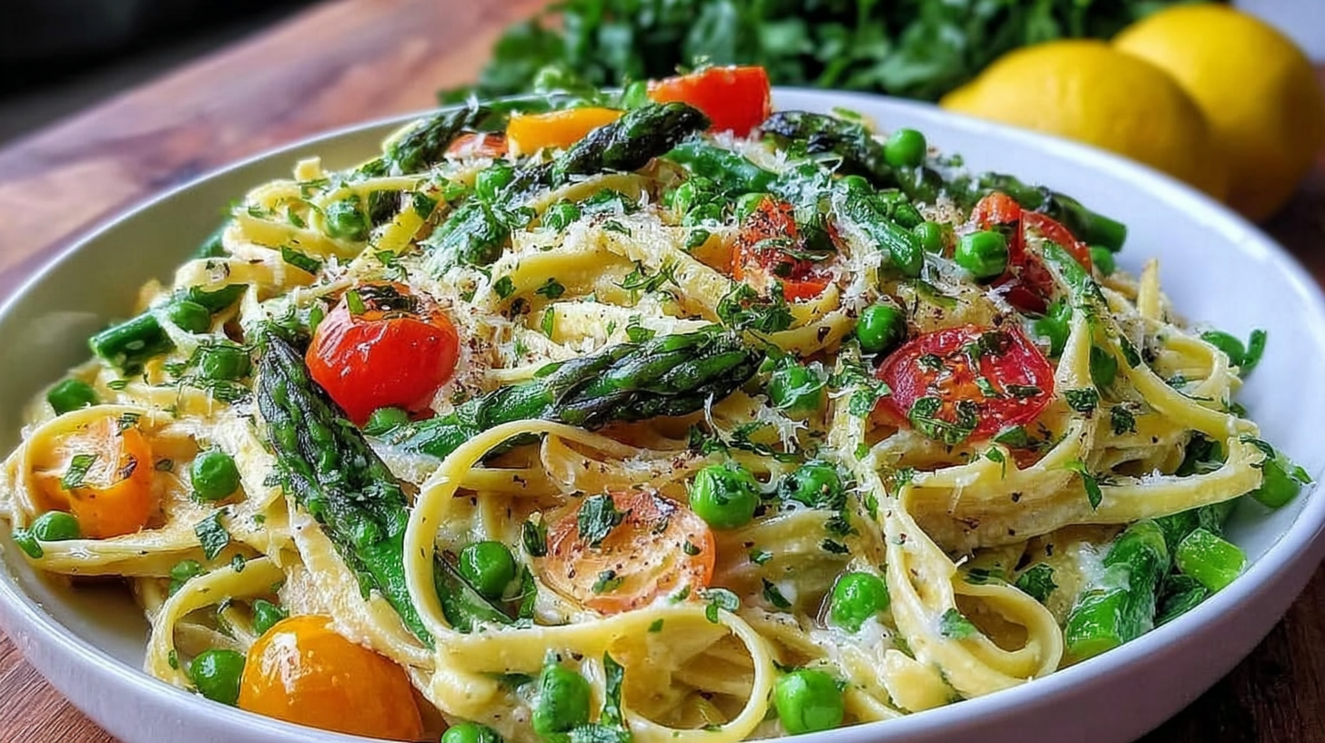 Creamy Spring Vegetable Pasta Primavera: A Must-Try Recipe!