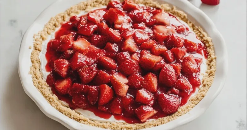 Decadent Keto Sugar Free Strawberry Pie Recipe